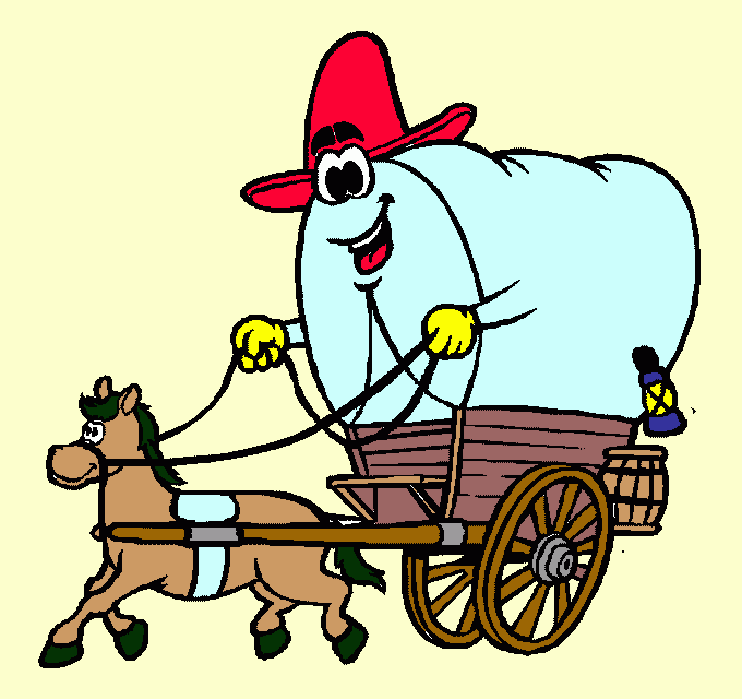 carreta lejano oeste para colorear