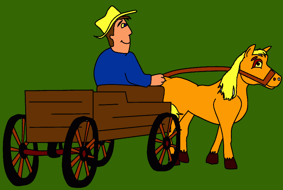 carreta para colorear