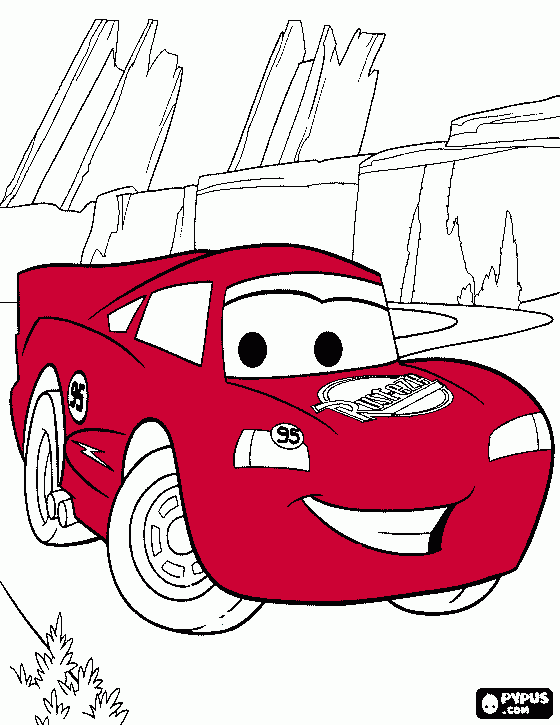 carro macuin para colorear