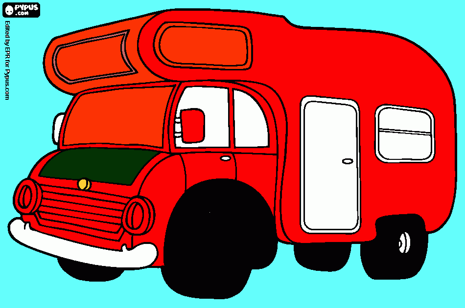 carromato para colorear