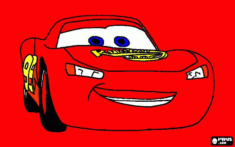 cars benja para colorear