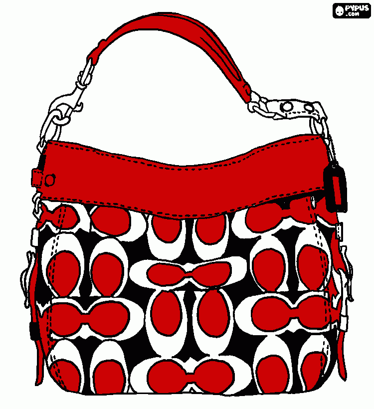 cartera para colorear
