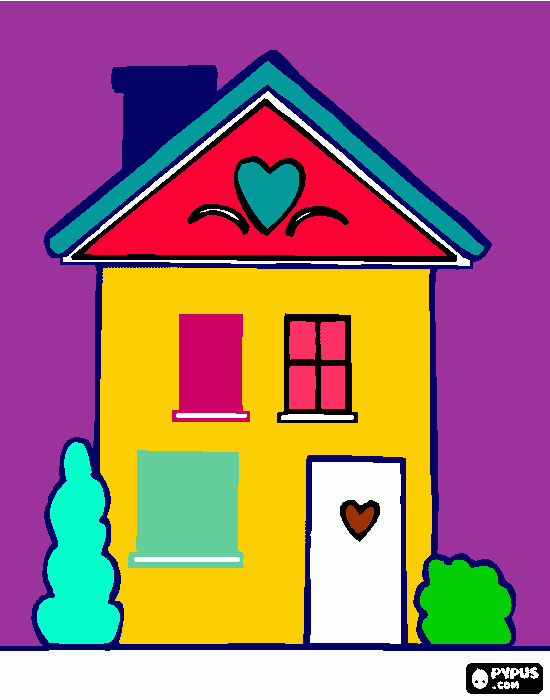 casa Pedro González 2A para colorear