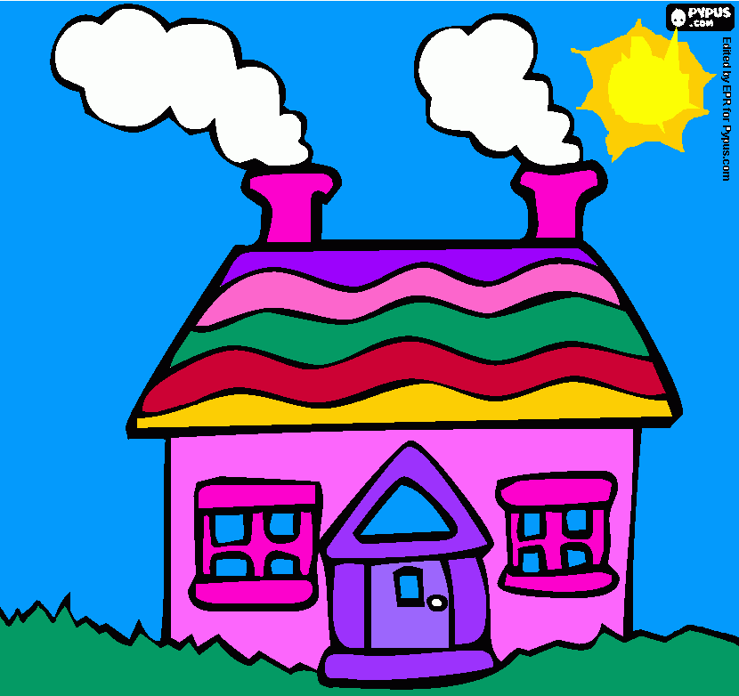 CASITA DE AMELÍA para colorear