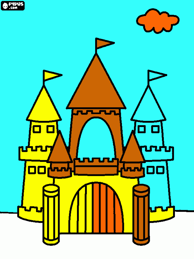 castell de Sant Antoni para colorear