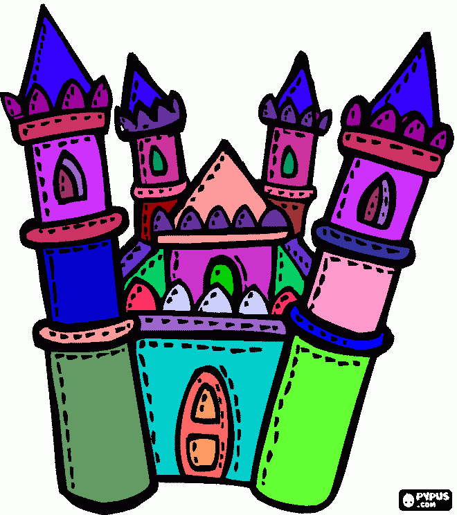 castillo sara para colorear