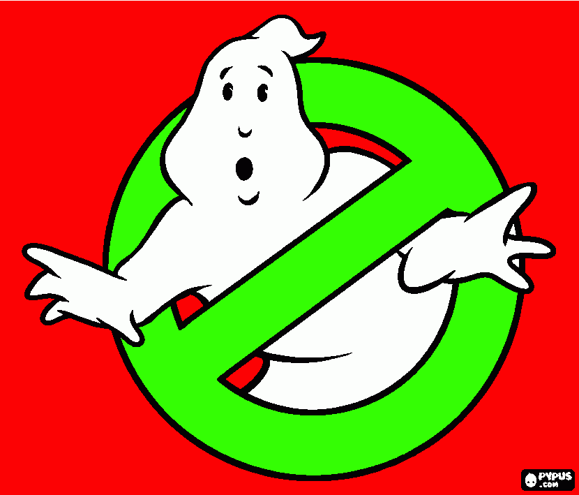 caza fantasmas  para colorear