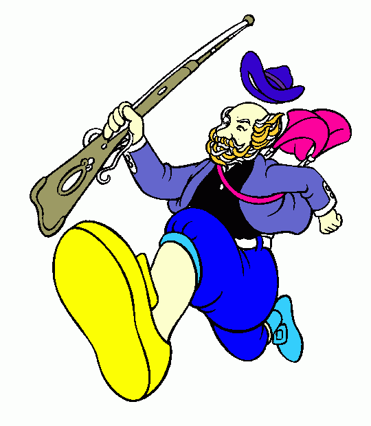 cazador para colorear