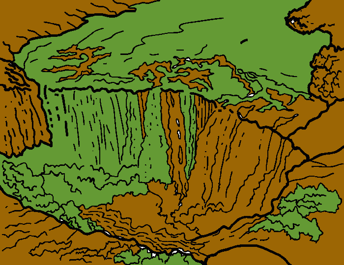 cañon del colorado para colorear