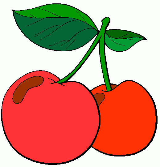 cerezas para colorear