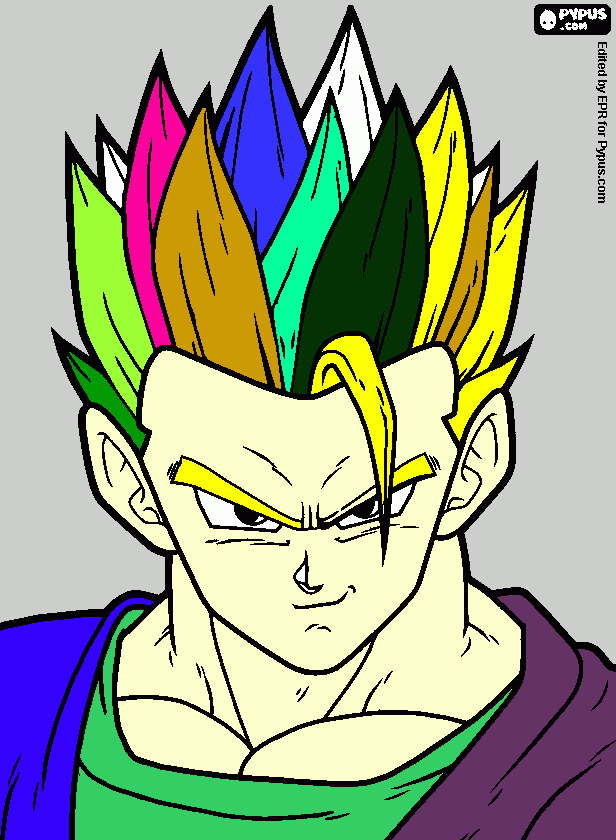 CHAN CHAN pintado para colorear