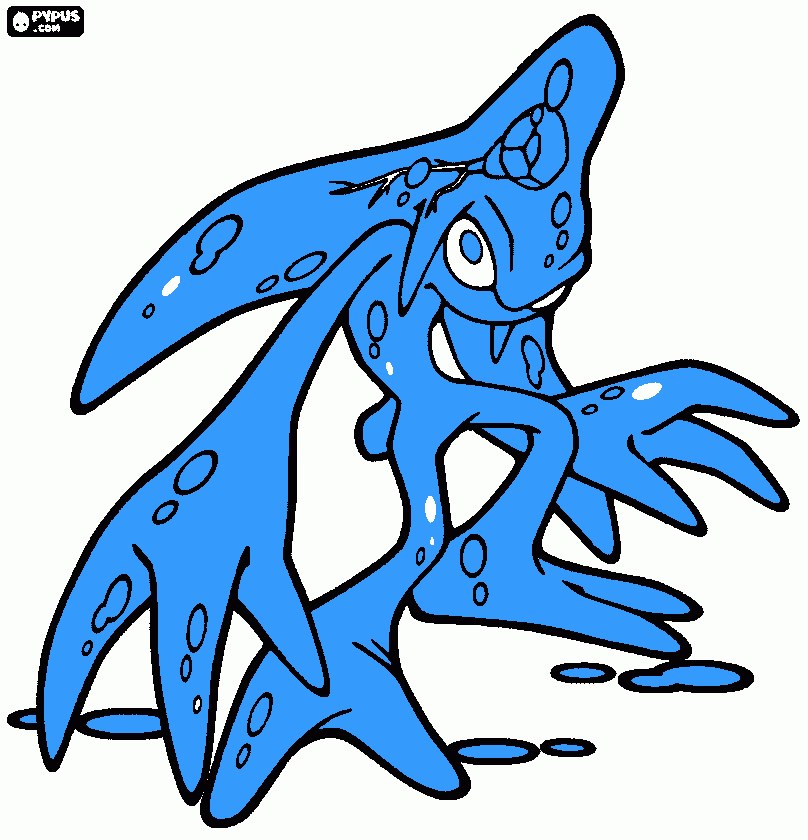 chaos el hobre de hielo sonic para colorear