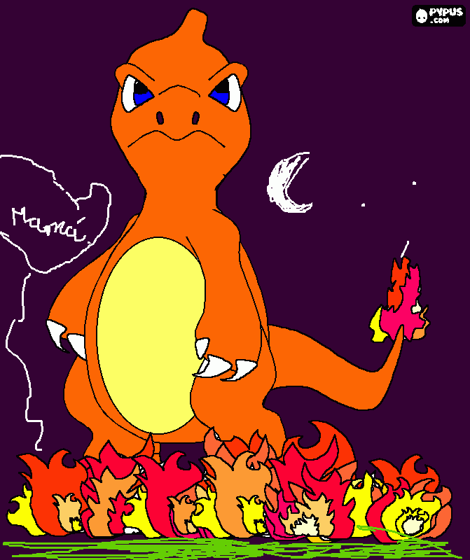 chareleon para colorear