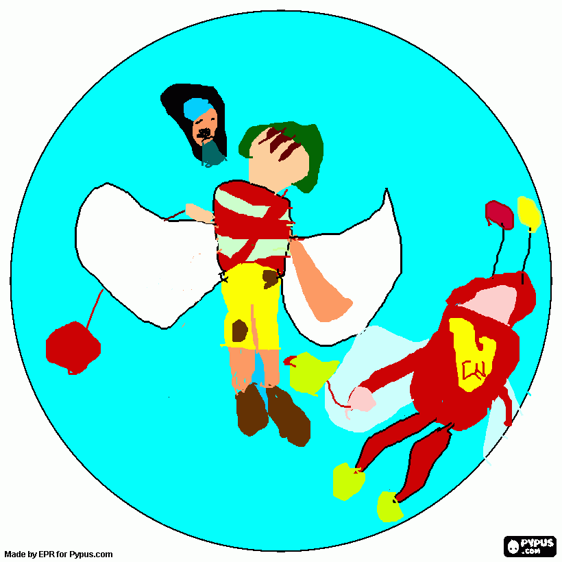 Chavito para colorear