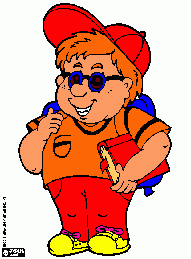 Chico Gordo (Matthew) para colorear