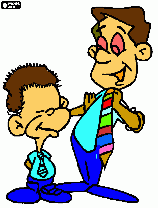 chimo con papa para colorear