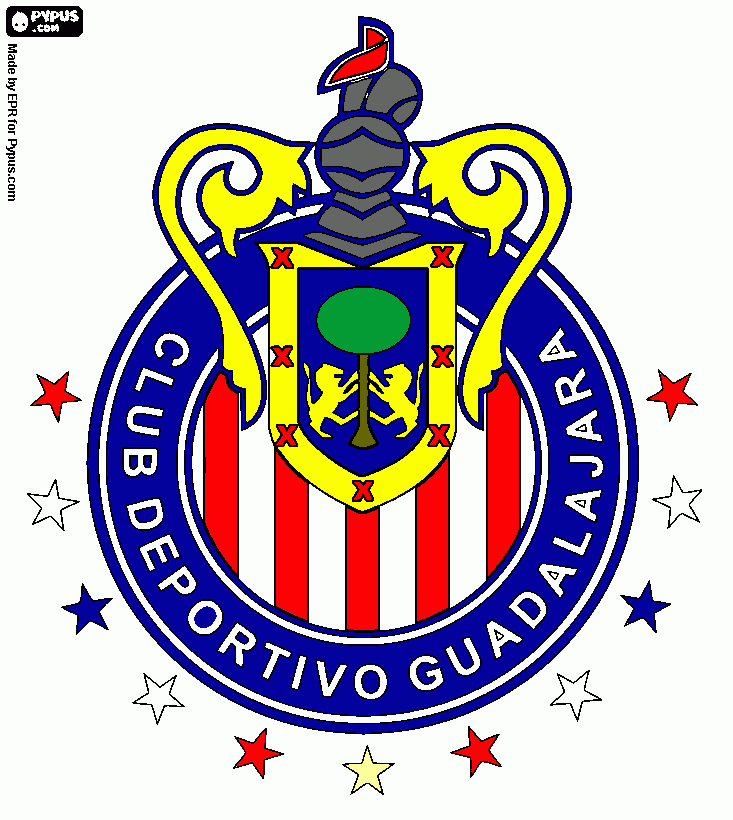 chivas de corazon para colorear