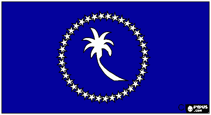 chuk  micronesia para colorear