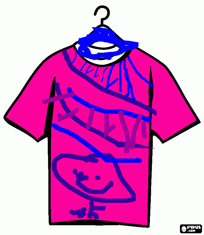 ciencias REMERA para colorear