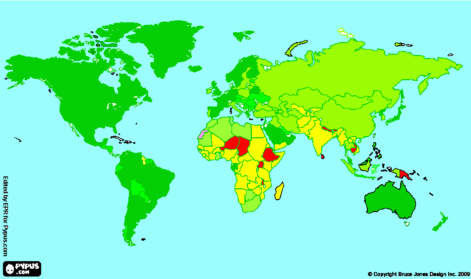 ciudades mas pobladas del mundo para colorear