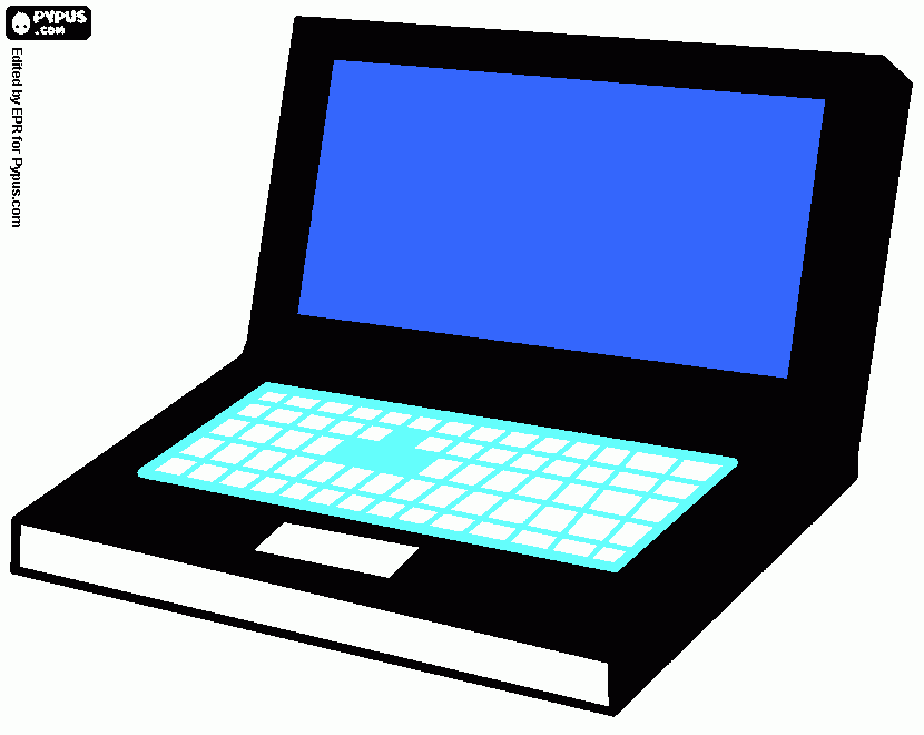 ckomputadora para colorear