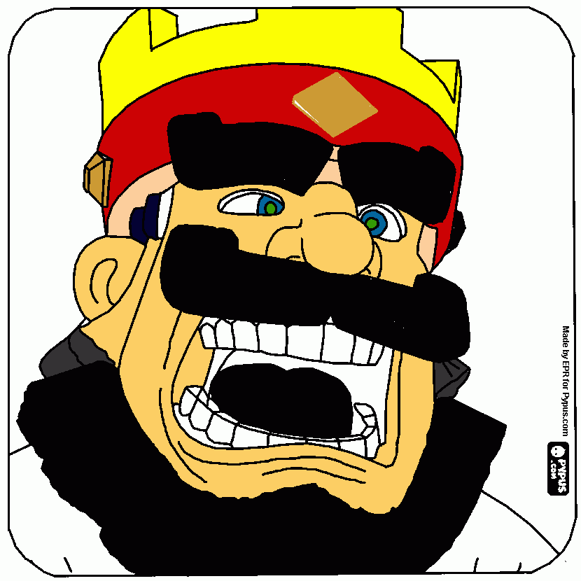 clas royale para colorear