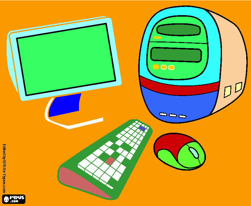 Clase computo para colorear