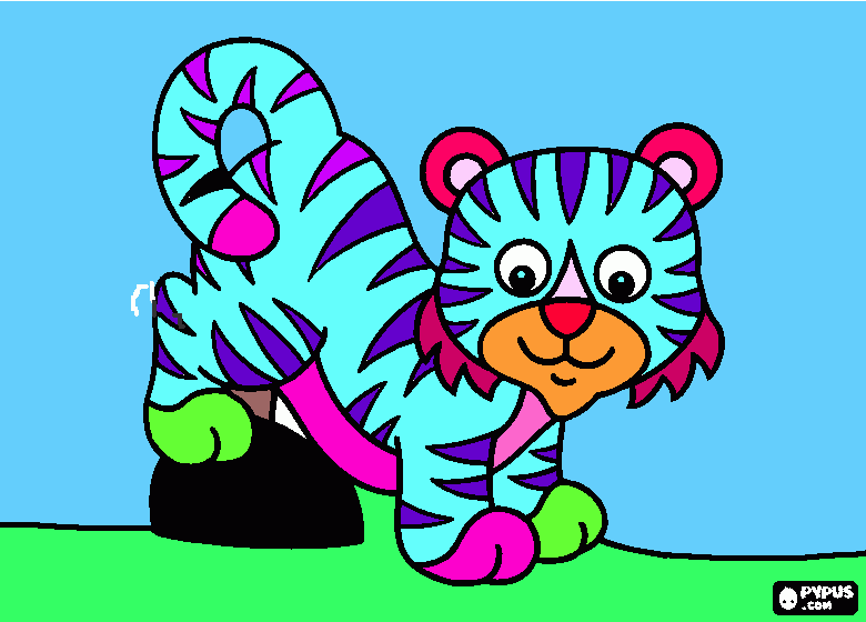 Clase de artística  para colorear