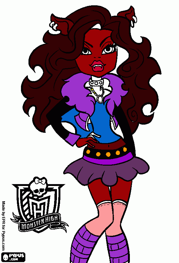 claucin para colorear