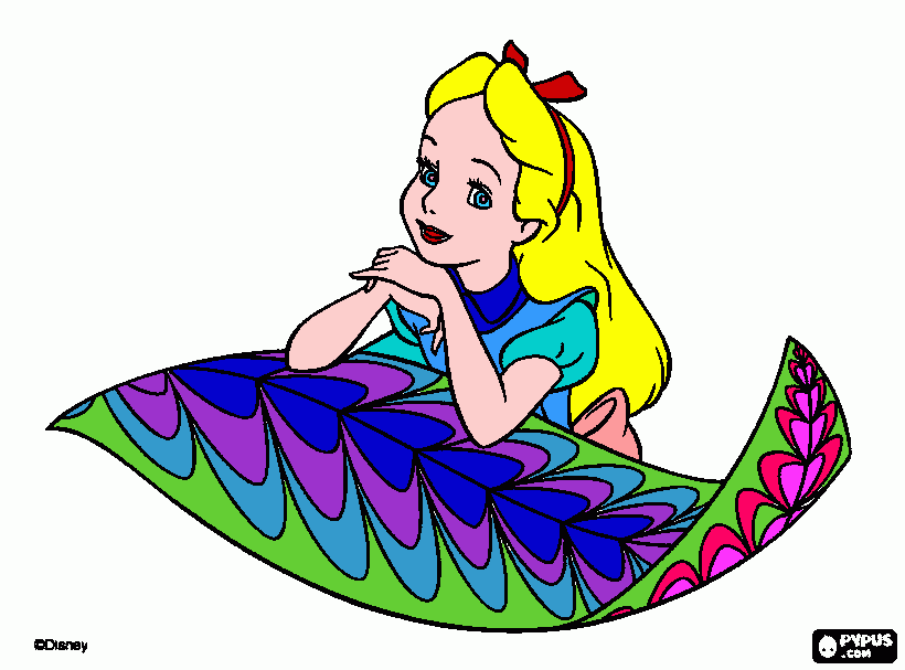 CLAUDIA ALICIA para colorear