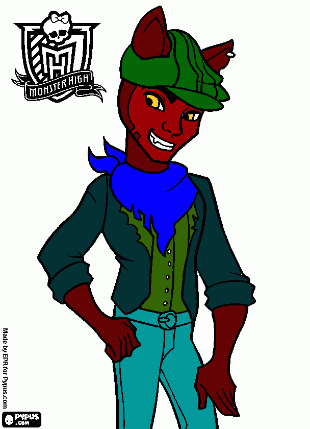 clawd wolf para colorear