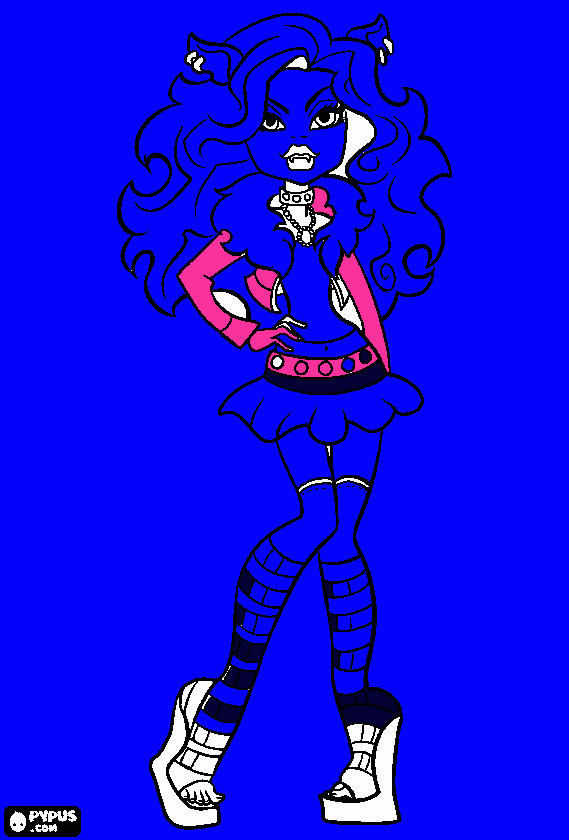 clawdin wolf para colorear