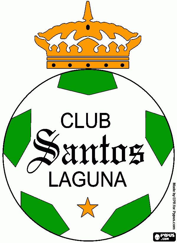 CLUB SANTOS para colorear
