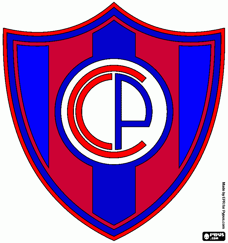 CLUD CERRO PORTEÑO para colorear
