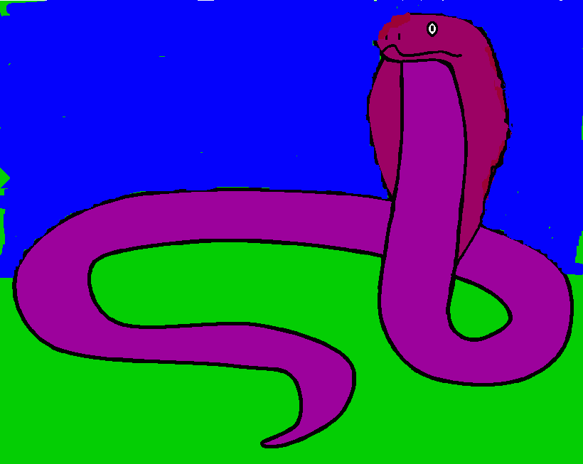 Cobra de Edu para colorear