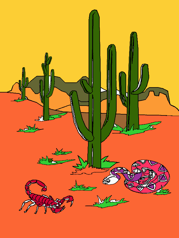cobra para colorear