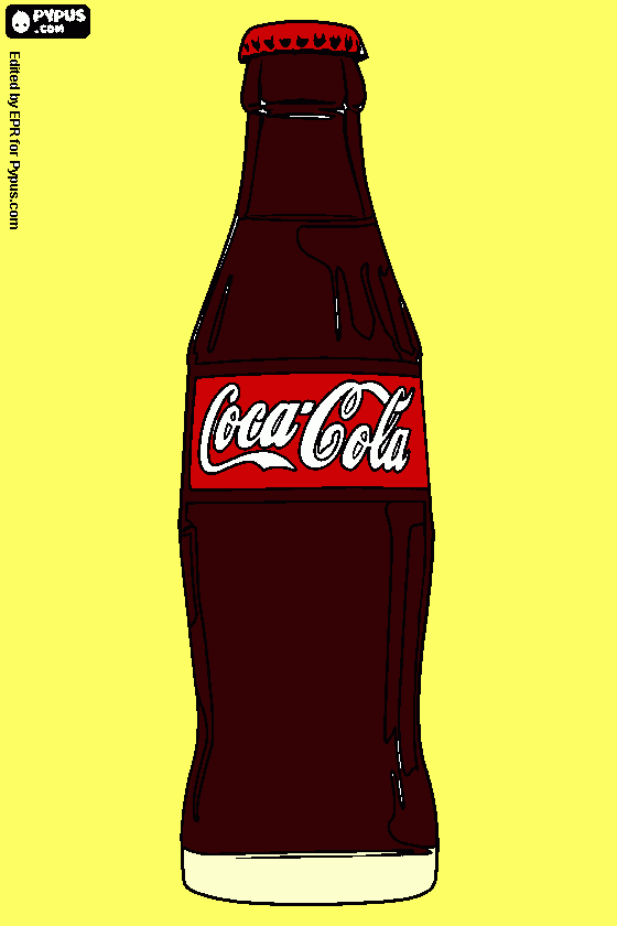 cocacoa para colorear