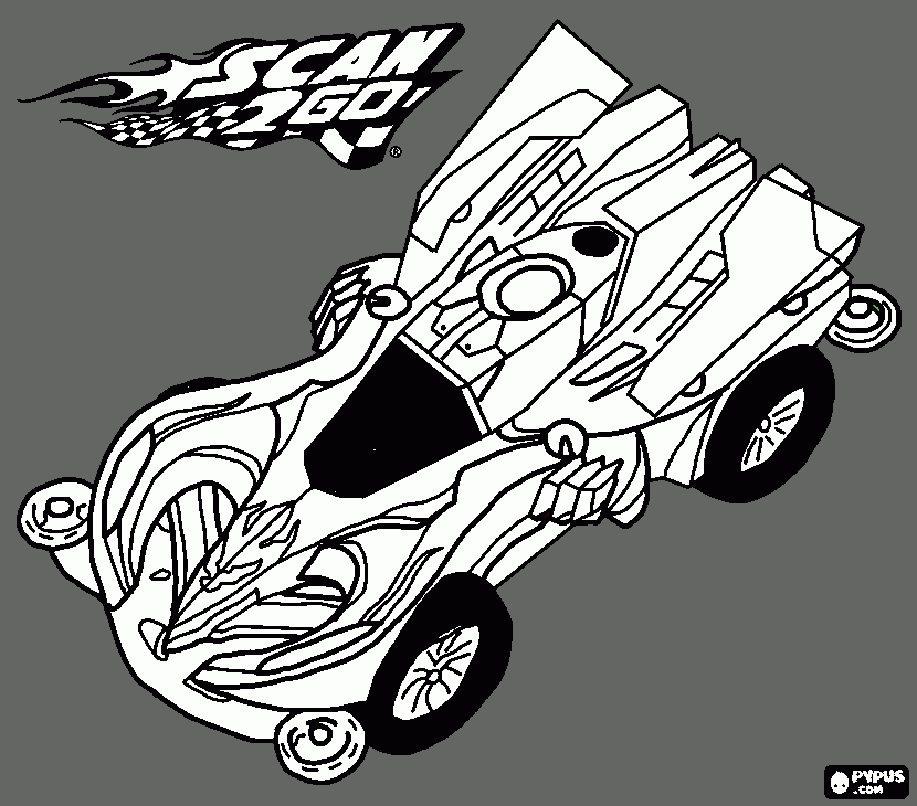 COCHE SCAN 2 GO  para colorear