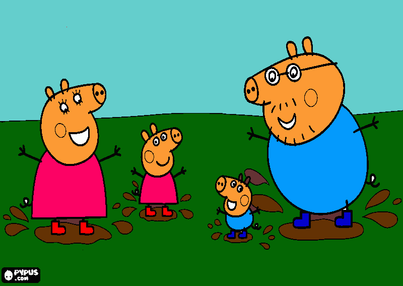 cochinos!! para colorear