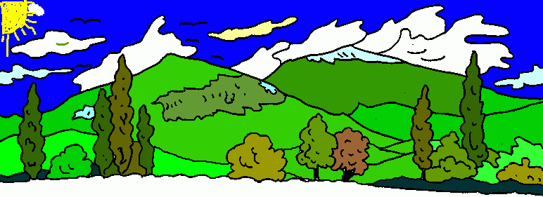 colinas para colorear