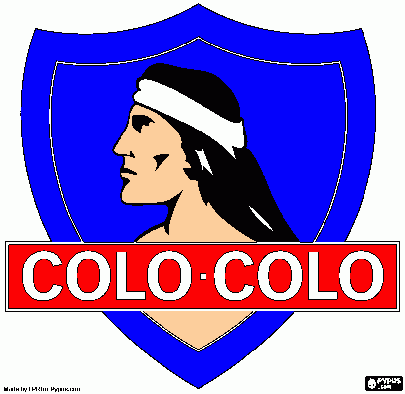 colo colo campeon para colorear