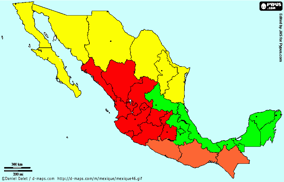 color  de zonas para colorear