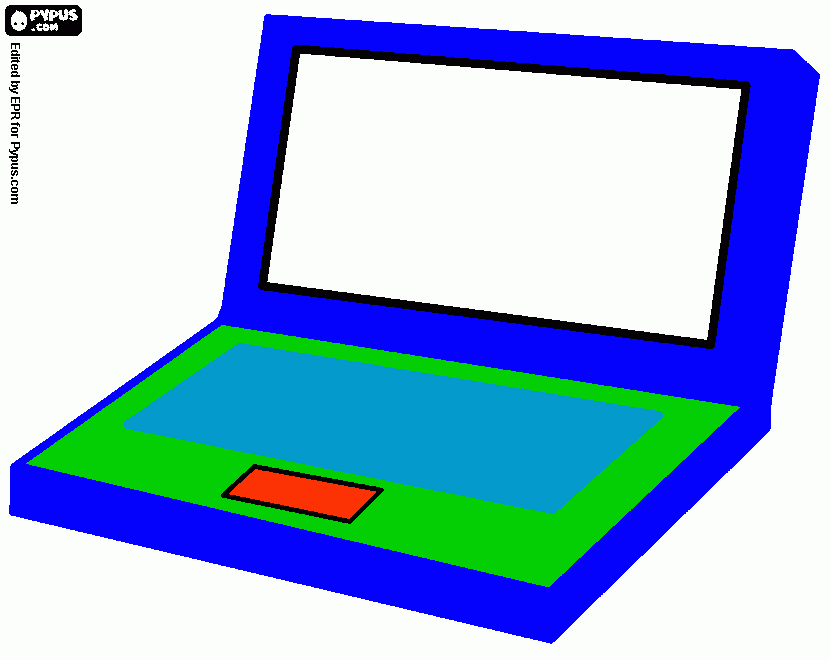 coloreado del ordenador para colorear