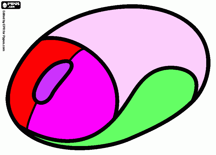 colorear el mouse para colorear