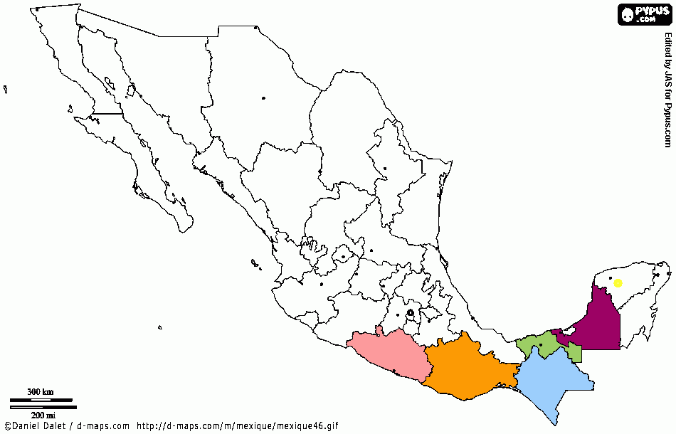 Colorear las rutas del viaje de los padres de Nicté para colorear