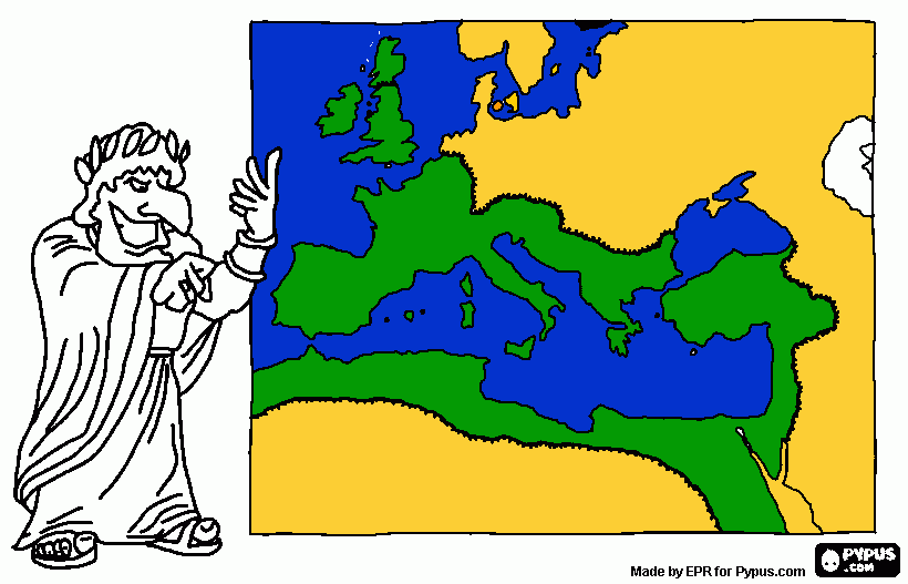 colorear roma para colorear