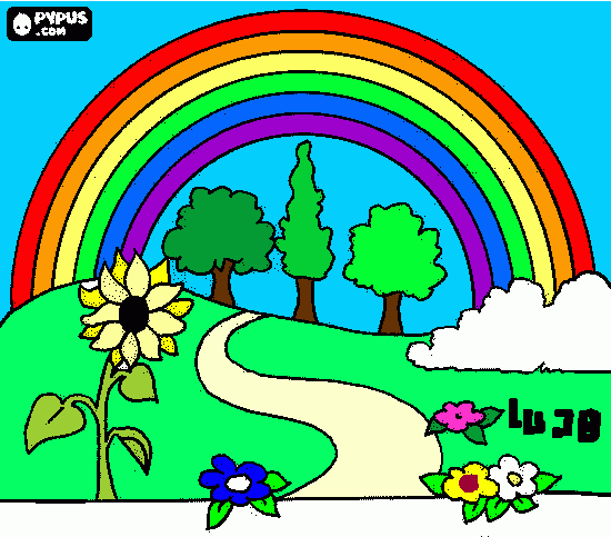  Colores de Primavera. para colorear