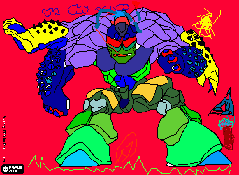 Colosus para colorear