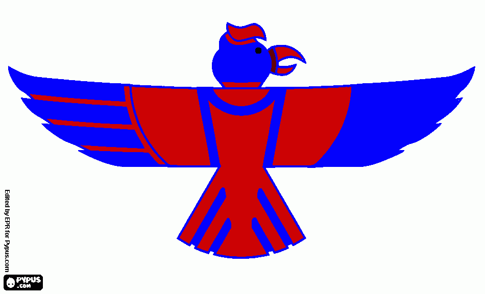condor inca para colorear