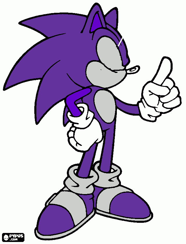 coni es. met  sonic  para colorear